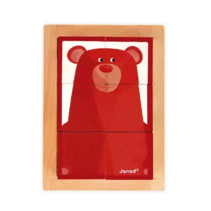 Janod 6 Forest Blocks Box