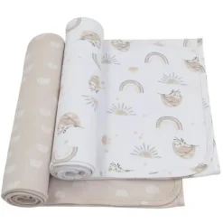 Living Textiles 2 Pack Jersey Swaddle