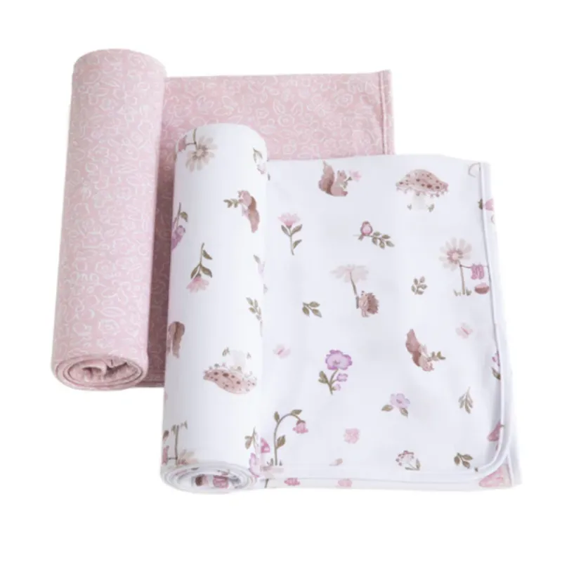 Living Textiles 2 Pack Jersey Swaddle
