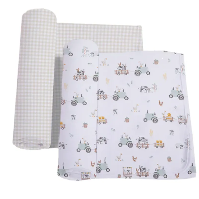 Living Textiles 2 Pack Jersey Swaddle