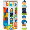 Bloko 100 Pieces Tube with 2 3D Figures