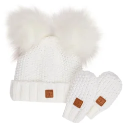 Kombi Adorable Knit Toque and Mittens Set - Infants