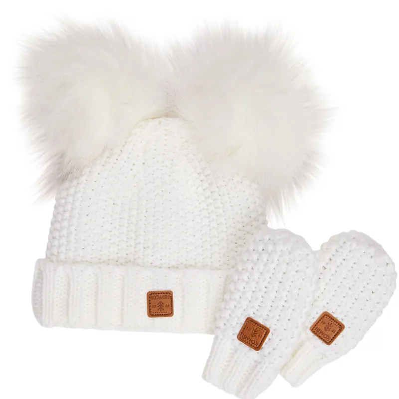 Kombi Adorable Knit Toque and Mittens Set - Infants