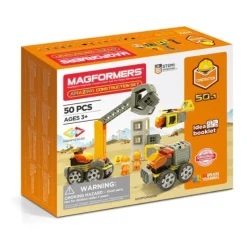 Magformers Amazing Construction Magnetic Set - 50 Pieces
