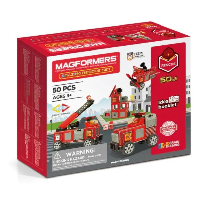 Magformers Amazing Rescue Magnetic Set - 50 Pieces