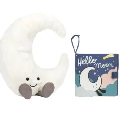 Jellycat Amusable Moon and Sun Plush Book Bundle