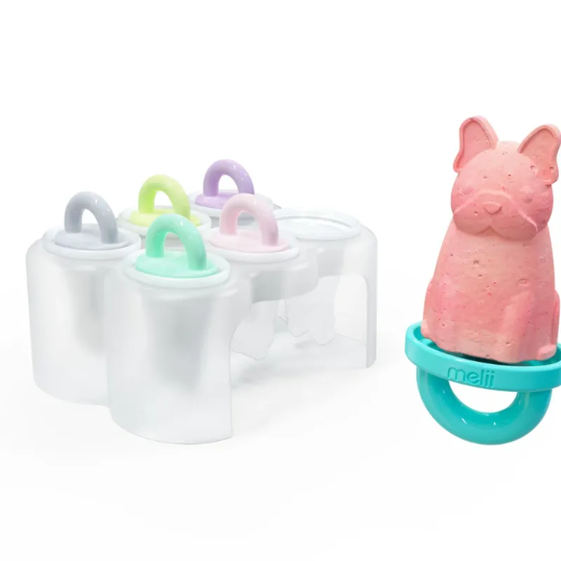 Melii Baby Animal Ice Pops with Tray - 6 Pack