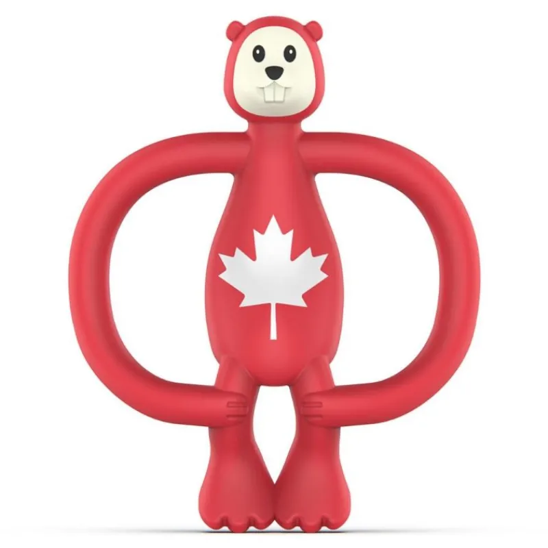 Matchstick Monkey Animal Teether - Benji the Beaver