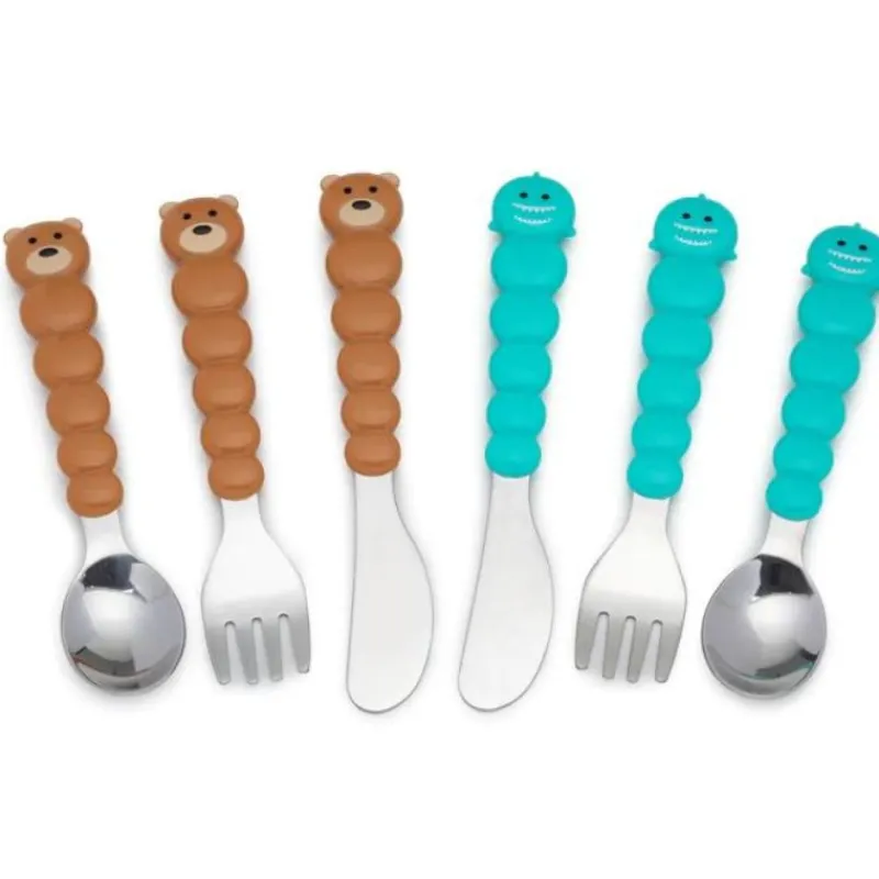 Melii Baby Animal Utensil Set