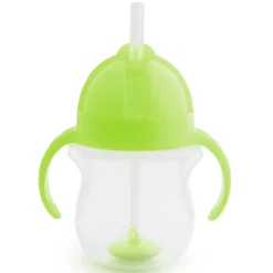Munchkin Any Angle Click Lock 7oz Weighted Straw Trainer Cup