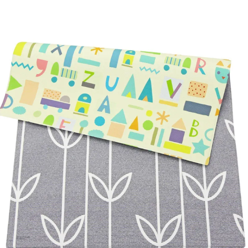 Posh Baby & Kids Baby Care Playmat - Sea Petals Grey