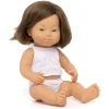 Miniland Baby Doll Caucasian Girl with Down Syndrome - 15"