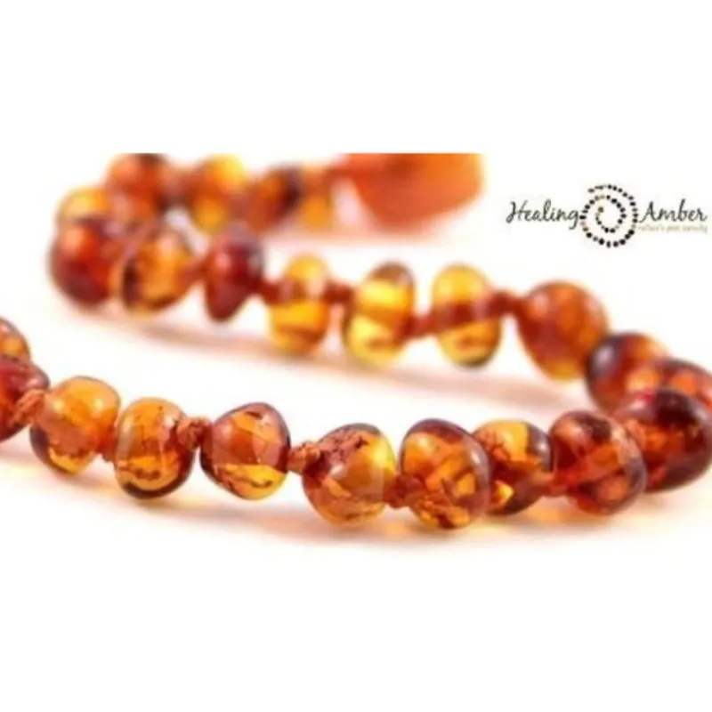 Healing Amber Baltic Amber Teething Necklace - 13 Inch
