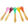 Avanchy Bamboo Baby Forks - 5 Pack