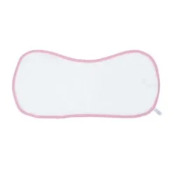 Juddlies Bamboo Burp Cloth - White/Pink