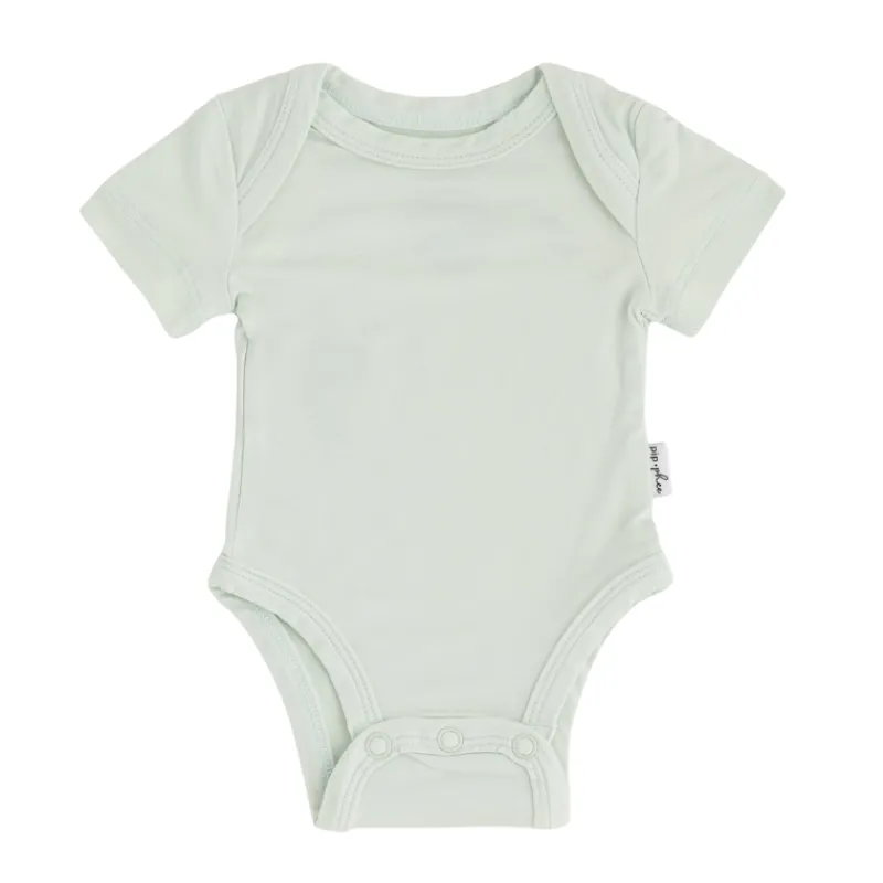 Pip + Phee Bamboo Short Sleeve Bodysuits - Solids