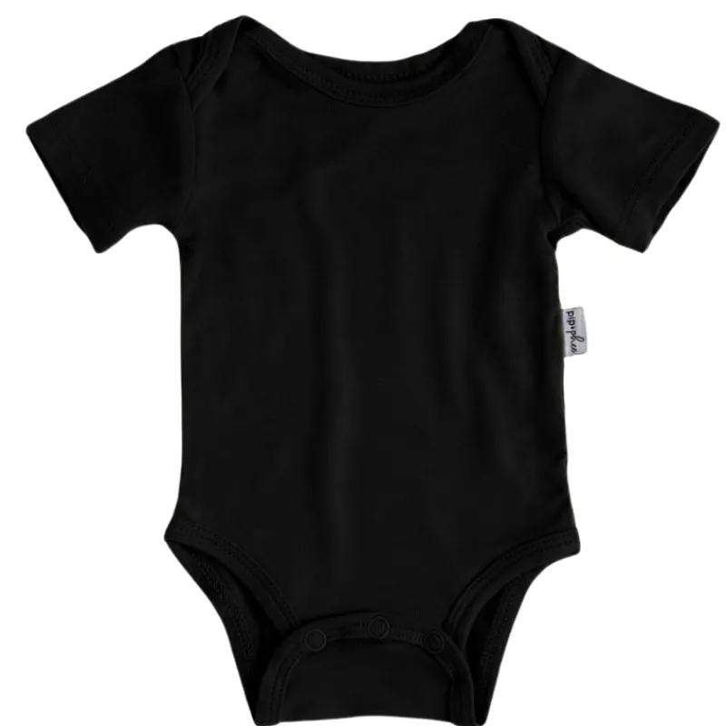 Pip + Phee Bamboo Short Sleeve Bodysuits - Solids
