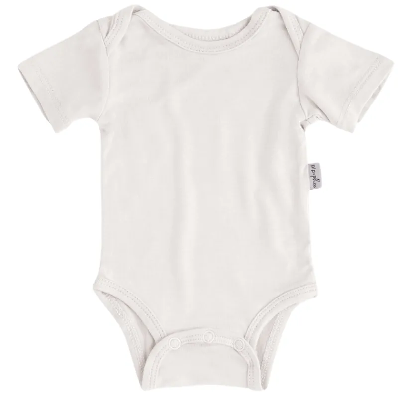 Pip + Phee Bamboo Short Sleeve Bodysuits - Solids
