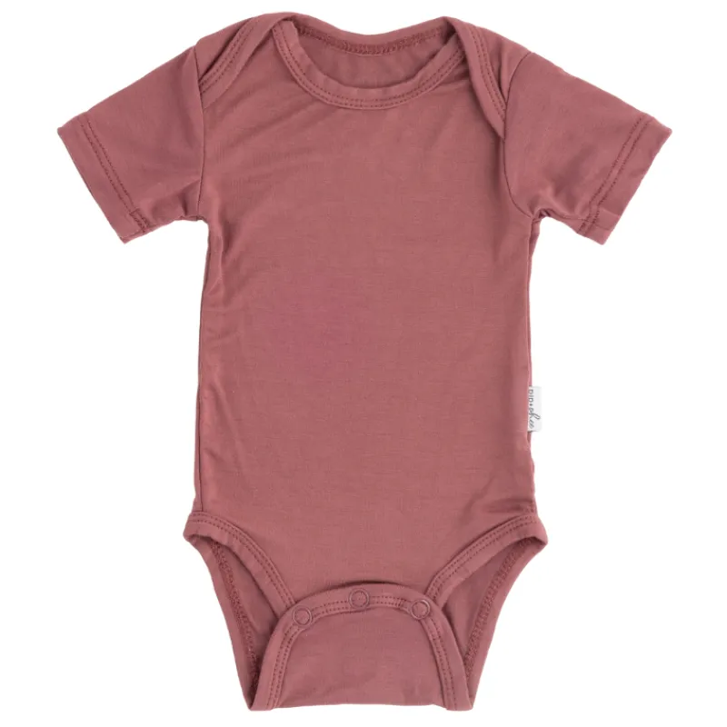 Pip + Phee Bamboo Short Sleeve Bodysuits - Solids