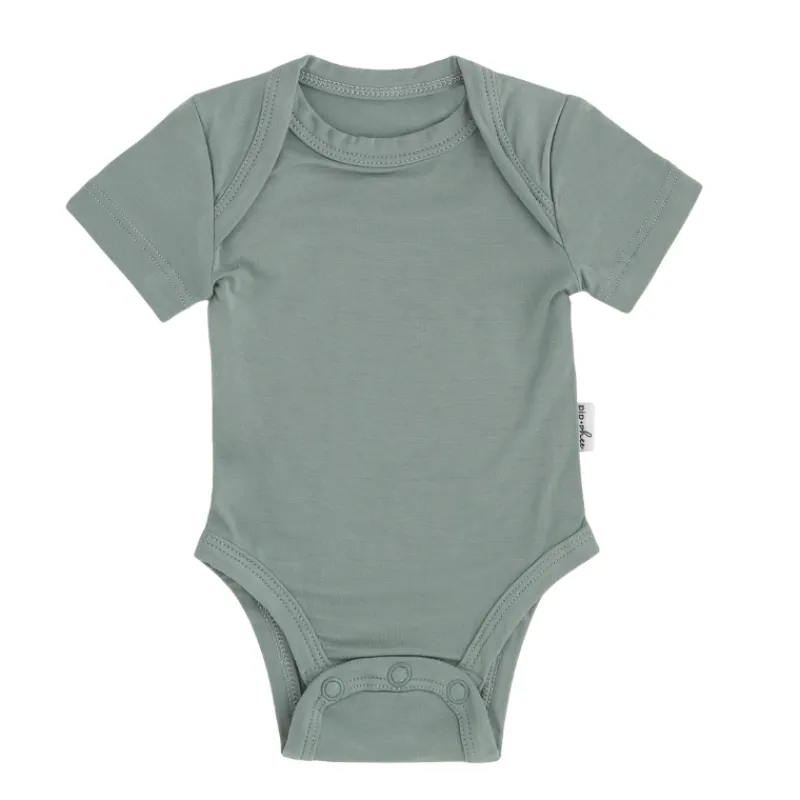 Pip + Phee Bamboo Short Sleeve Bodysuits - Solids