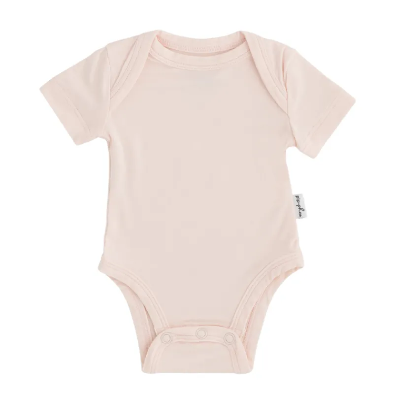 Pip + Phee Bamboo Short Sleeve Bodysuits - Solids