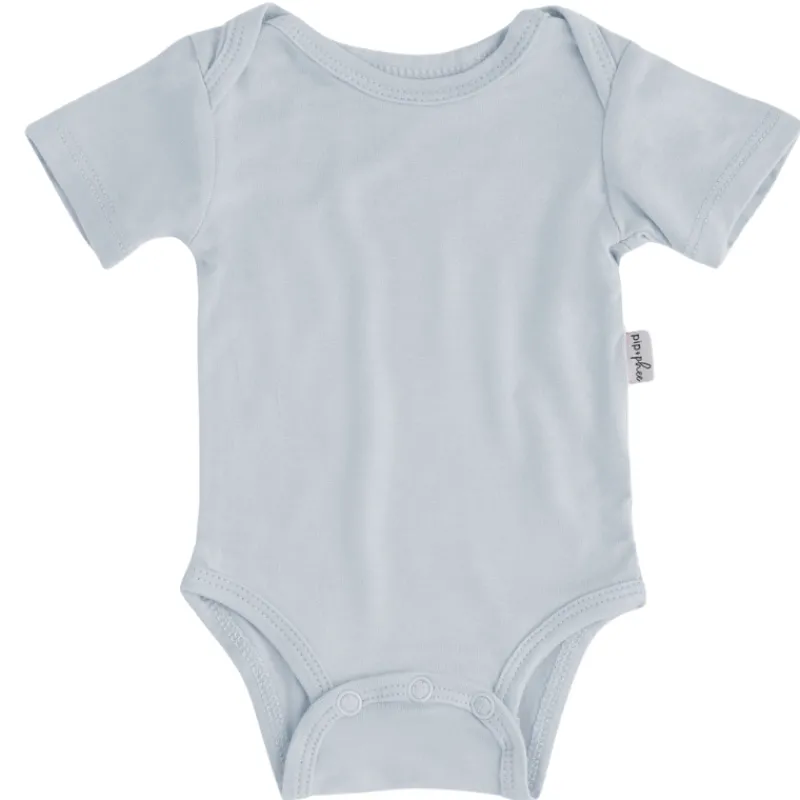 Pip + Phee Bamboo Short Sleeve Bodysuits - Solids