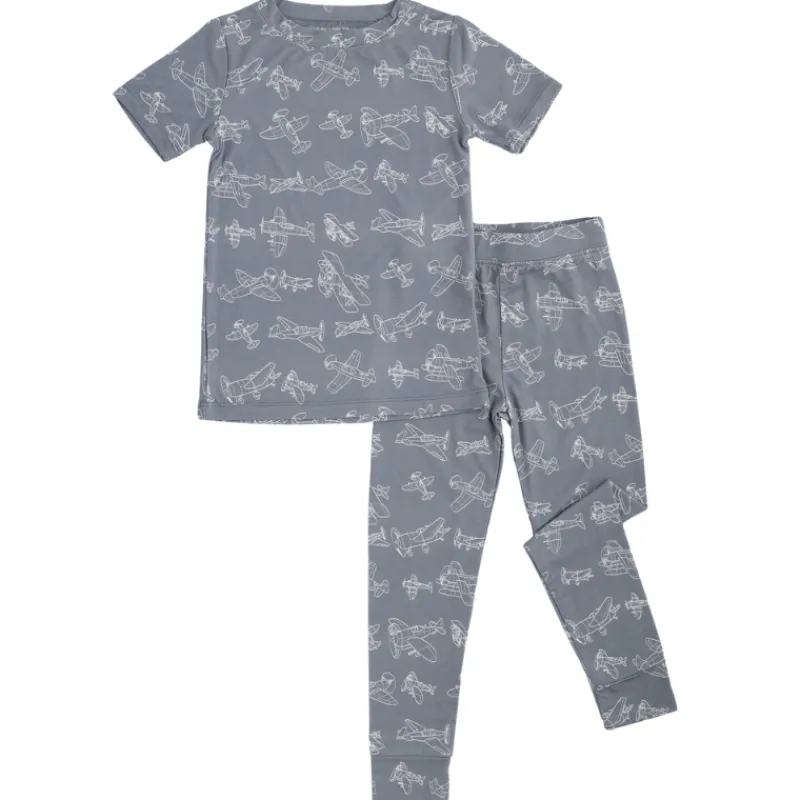 Pip + Phee Bamboo Short Sleeve 2-Piece Pajama Set