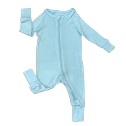 Silkberry Baby Bamboo Zippy Romper with Rollover Cuffs