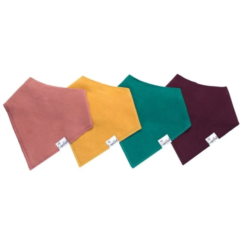 Copper Pearl Bandana Drool Bibs - 4 Pack