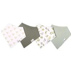 Copper Pearl Bandana Drool Bibs - 4 Pack