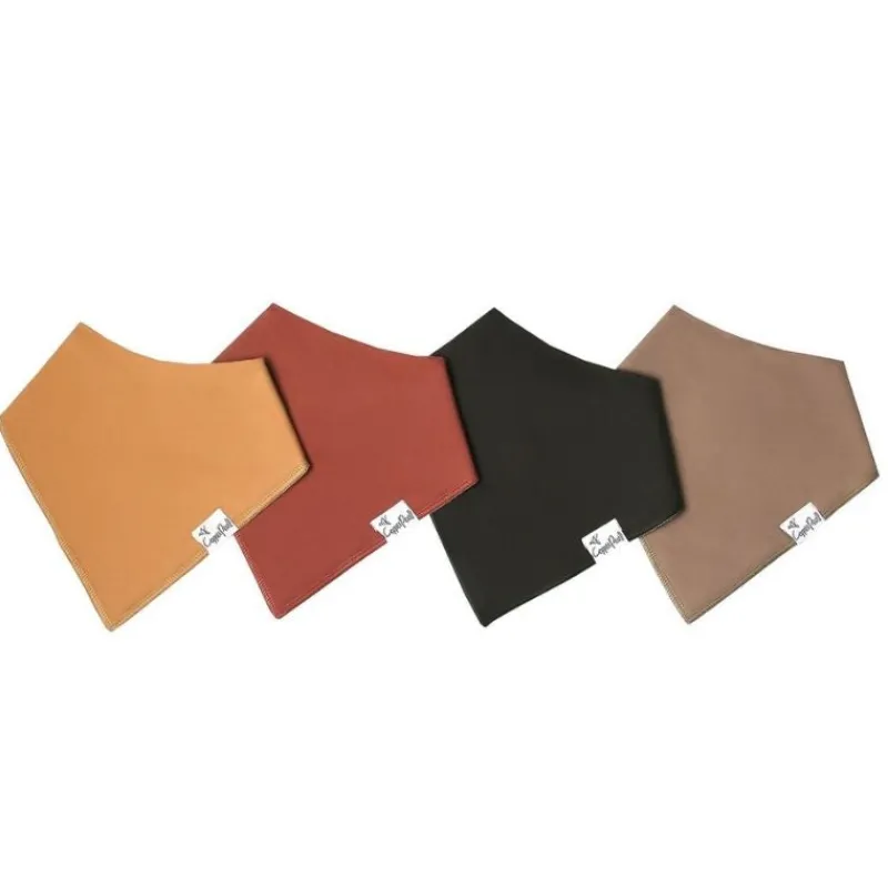 Copper Pearl Bandana Drool Bibs - 4 Pack