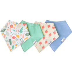 Copper Pearl Bandana Drool Bibs - 4 Pack