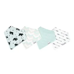 Copper Pearl Bandana Drool Bibs - 4 Pack