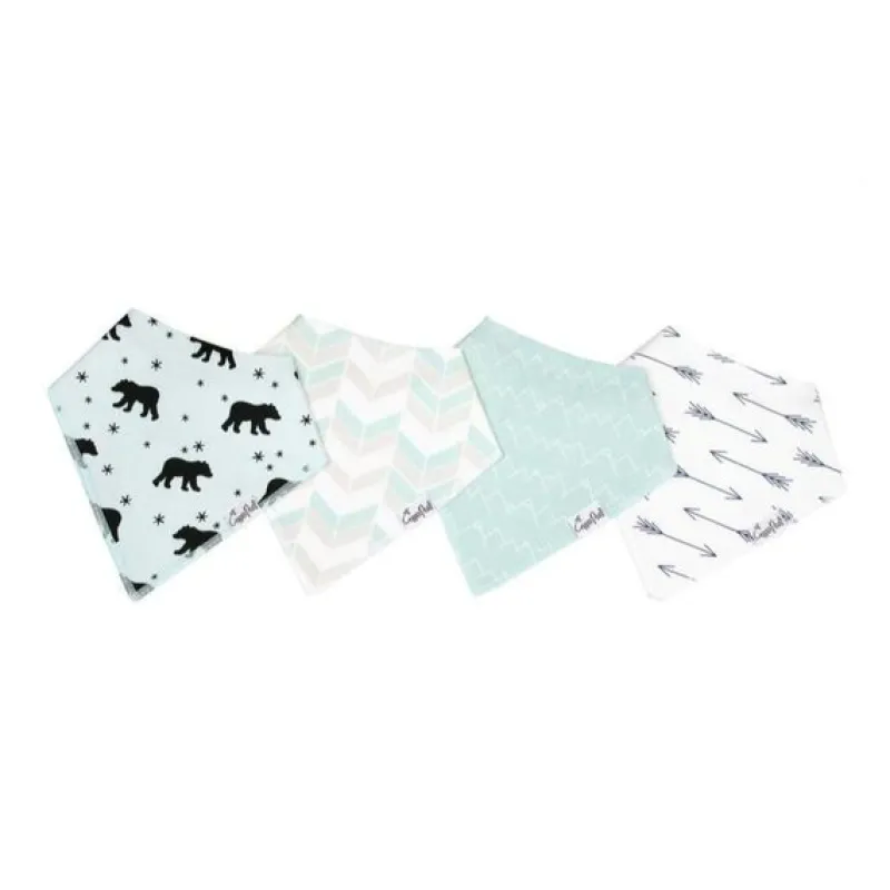 Copper Pearl Bandana Drool Bibs - 4 Pack