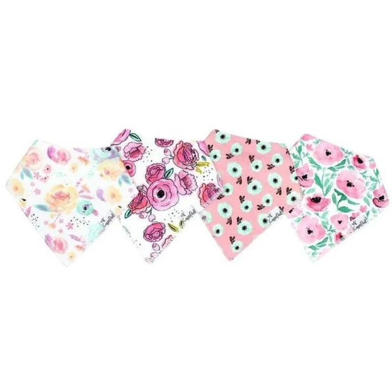 Copper Pearl Bandana Drool Bibs - 4 Pack