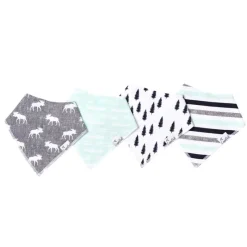 Copper Pearl Bandana Drool Bibs - 4 Pack