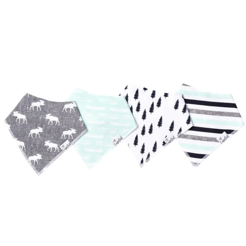 Copper Pearl Bandana Drool Bibs - 4 Pack