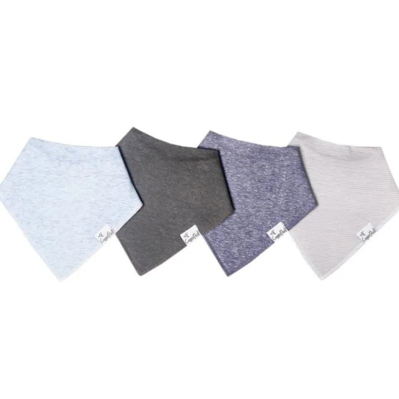 Copper Pearl Bandana Drool Bibs - 4 Pack
