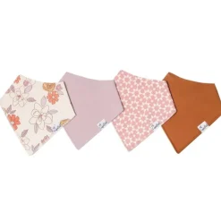 Copper Pearl Bandana Drool Bibs - 4 Pack