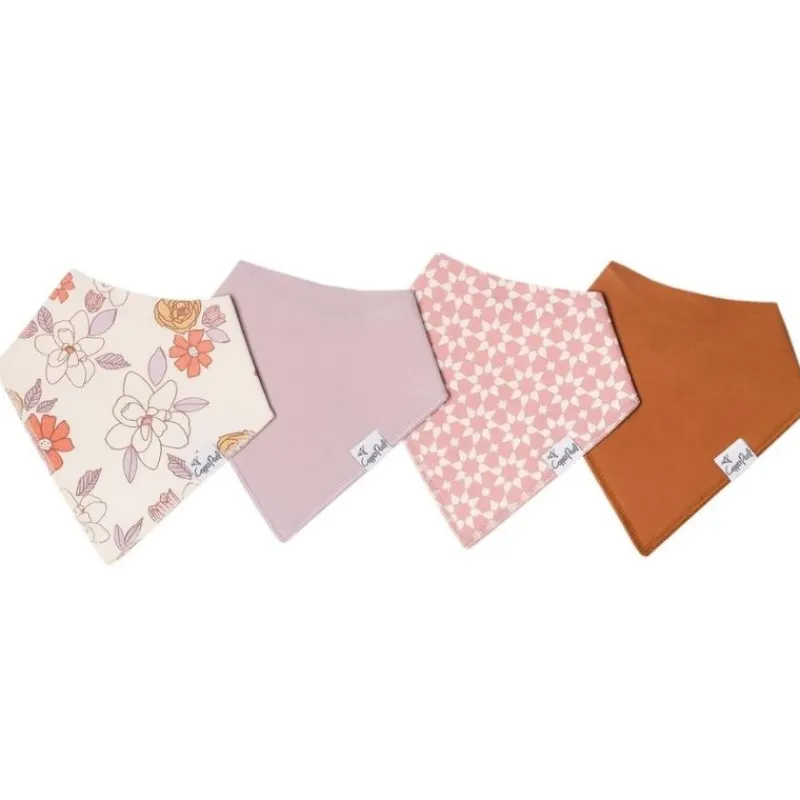 Copper Pearl Bandana Drool Bibs - 4 Pack