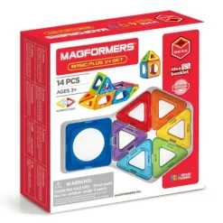 Magformers Basic Plus Magnetic Shape Set