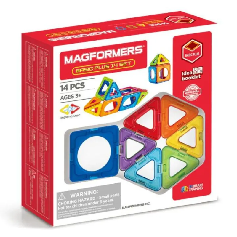 Magformers Basic Plus Magnetic Shape Set