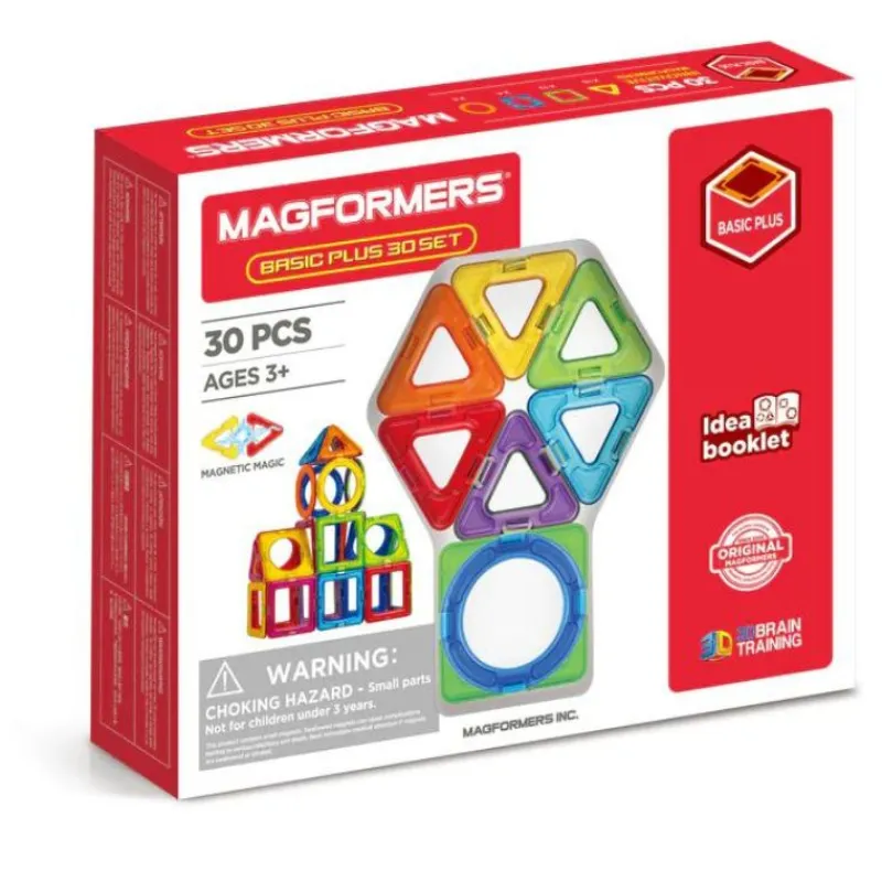 Magformers Basic Plus Magnetic Shape Set