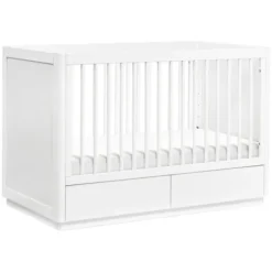Babyletto Bento 3-in-1 Convertible Storage Crib with Toddler Bed Conversion Kit