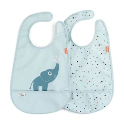 Done by Deer Bib with Velcro - 2 Pack