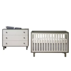 Tulip Juvenile Bjorn Convertible Crib and 3-Drawer Dresser Combo