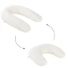 Babymoov B.Love 2-in-1 Pregnancy & Breastfeeding Pillow - Off White Petals