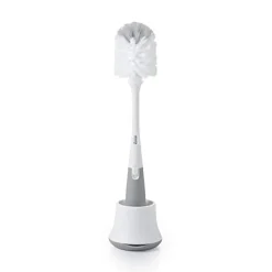 Oxo Tot Bottle Brush with Nipple Cleaner and Stand - Grey