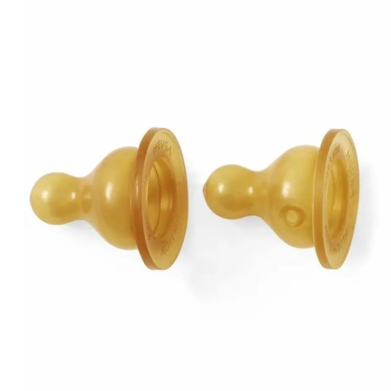 Hevea Bottle Nipples - 2 Pack