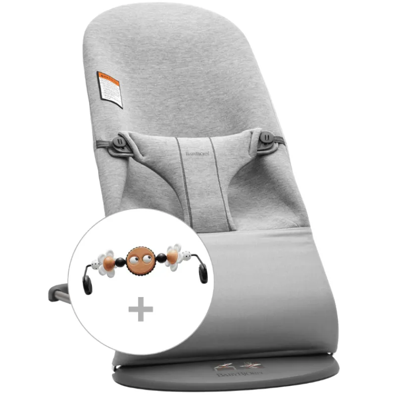 BabyBjorn Bouncer Bundle with Black & White Googly Eye Toy
